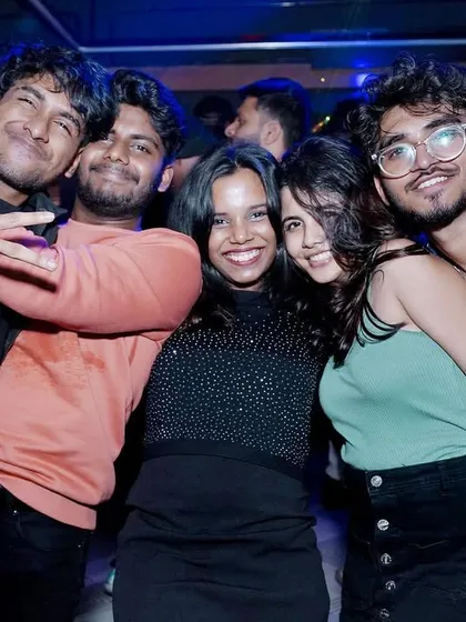 A group of friends having a blast at the club. Seeing this kind of energy and happiness is why I love being a DJ.