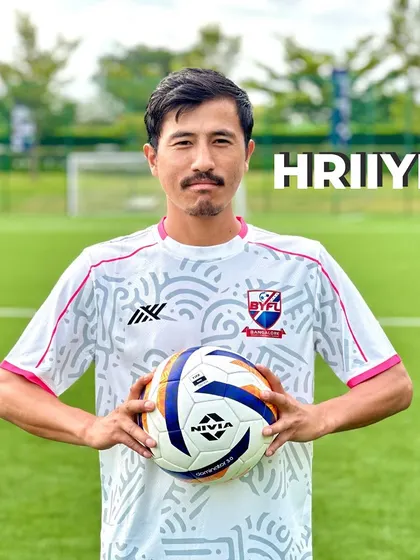 Introducing Coach Hriiyio Mao, who joined us from Manipur and assists our U9 and U15 teams.