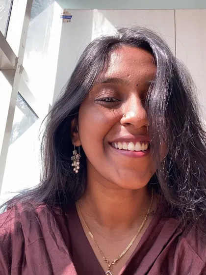 A big, happy smile! This is the real me.