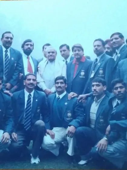 A proud moment for the 1998 Asian Games gold medal winning team, being felicitated by the legendary Shri Atal Bihari Vajpayee. I was the vice-captain of this team, and the experience taught me invaluable lessons in leadership.