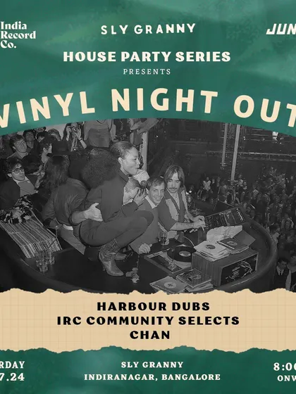For the purists, I host Vinyl Night Out. There's nothing like the sound of a classic record spinning.