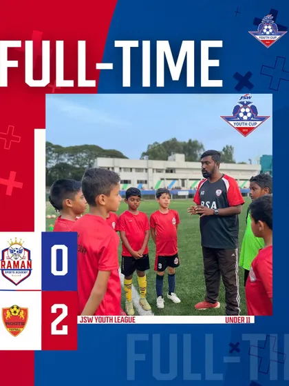 Our U11 team after a tough 0-2 loss in the JSW Youth League. The focus now shifts to the next challenge.