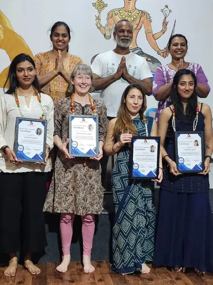 A proud moment with our Yin Yoga TTC graduates. Each certificate represents a journey of personal growth and the beginning of a new path as a teacher.