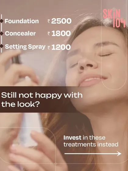 You can spend thousands on foundation, concealer, and setting spray and still not be happy with the look. Why not invest in your skin itself? A good treatment provides a better return than any makeup product.
