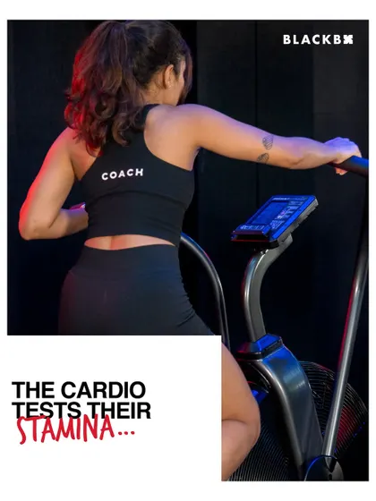 The cardio tests their stamina, pushing them to improve their cardiovascular health and endurance with every session.