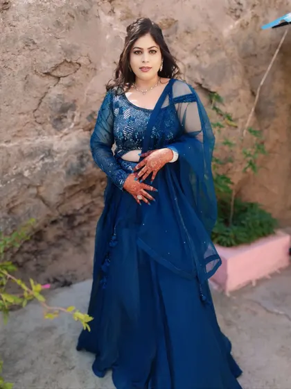 Posing for the camera, my client looks radiant. The makeup is set to last through a long day of celebrations.