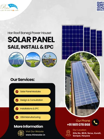 Every roof can be a power house. We provide complete solar services, from solar panel modules and design to EPC installations and OEM manufacturing.