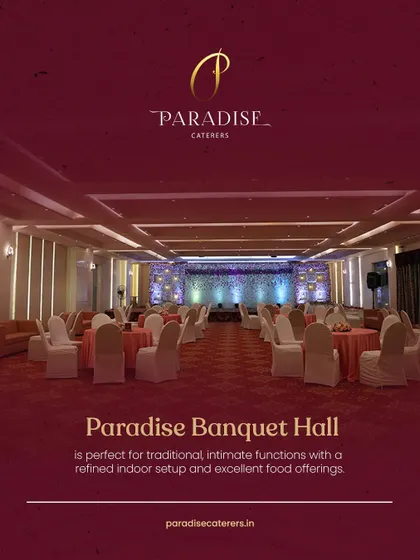 For more personal celebrations, we offer the Paradise Banquet Hall. It is designed to create a warm and refined atmosphere, making it the perfect setting for traditional functions, engagements, and intimate family gatherings where every guest feels special.