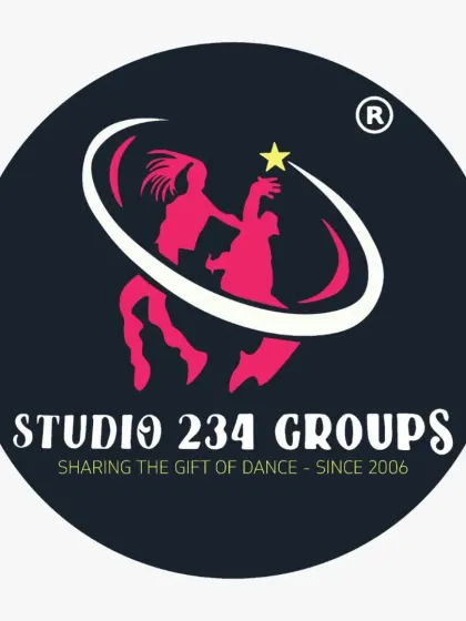 This is our official logo for Studio 234 Groups. We have been sharing the gift of dance through wedding choreography, sangeeth performances, and corporate events since 2006.