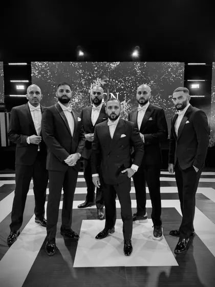 The Kudos team looking sharp in Bahrain. We are a tight unit, and we bring our A game to every single destination wedding.