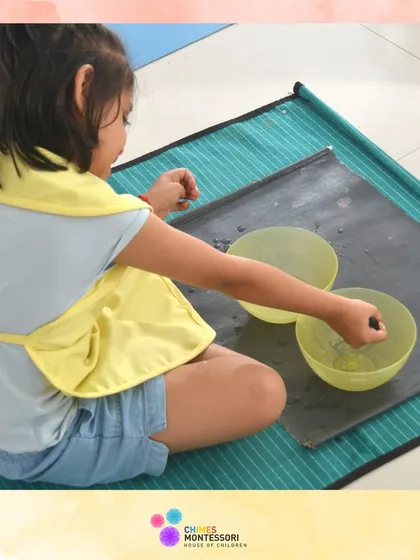 Messy hands equal busy brains. Activities like sifting flour, pouring water, or polishing objects are not just play. They are fundamental lessons in fine motor control, focus, and independence.