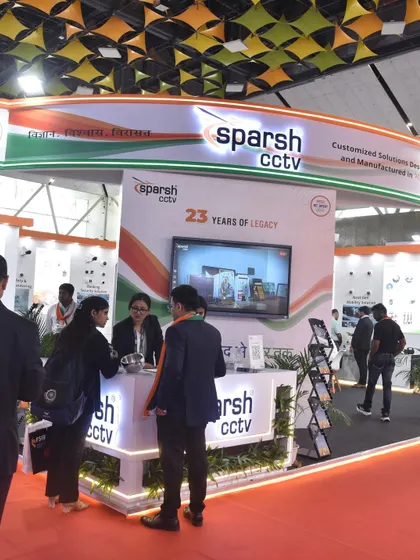My team engaging with visitors at our booth at FSIE 2025. Events like these are where we connect with partners and showcase the future of smart security, strengthening our mission together.