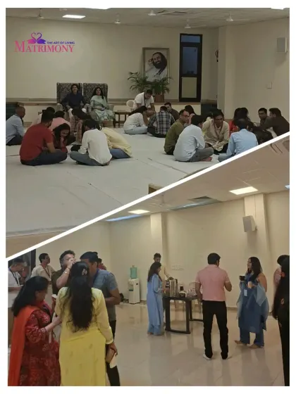 A collage from our Mohali matrimony meet, which witnessed laughter, learning, and a lot of love. The event was about connecting with purpose and clarity through guided interactions.