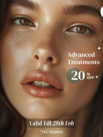 To celebrate our two-year anniversary, we offered 20% off on advanced treatments. Your glow is our biggest achievement, and these exclusive offers were our way of saying thank you.