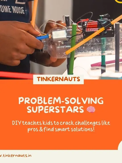DIY teaches kids to become problem-solving superstars. They learn to face challenges head-on, think critically, and find smart solutions on their own.