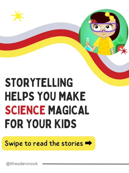 Tired of hearing "Ugh, science"? You can make science magical for your kids by turning concepts like the water cycle and gravity into exciting stories. Here are a few examples to get you started.