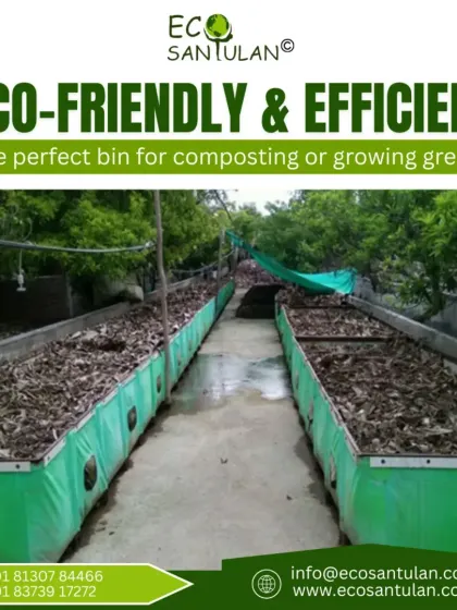 Our large, breathable cloth bins are an eco-friendly and efficient solution for large-scale composting or community gardening projects, helping you take a step toward zero waste.