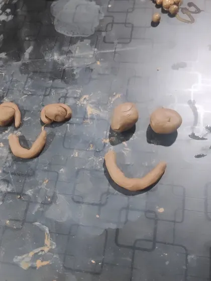 So much emotion conveyed in the simplest forms. This expressive piece was made by a 9-year-old on the spectrum, demonstrating how clay can be a powerful tool for non-verbal communication.