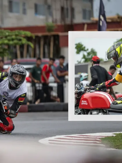 Close-up action from the Guwahati track. It was a joy to groom and guide these passionate racers.