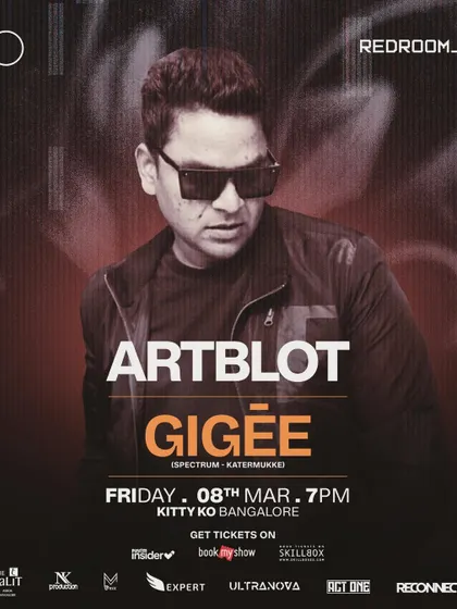 My flyer for a night with Parisian DJ GIGEE at Kitty Ko. It was an honor to be on the lineup with an artist supported by so many legends.