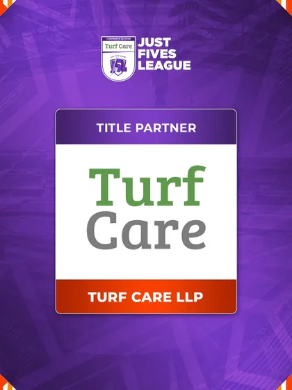 We work with industry leaders like Turf Care LLP, our title partner for the Just Fives League, to ensure the quality of our events and facilities.
