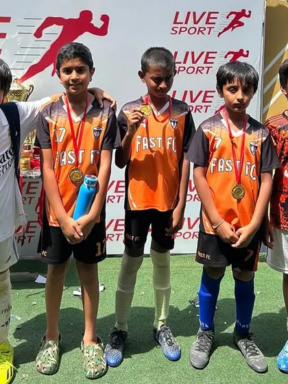 Our other U11 team, which reached the semi-finals of the Junior League, showing the depth of talent at our academy.