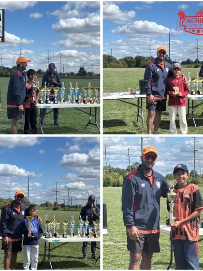 More moments from the CYCA awards ceremony, with a table full of trophies recognizing the hard work of our players.