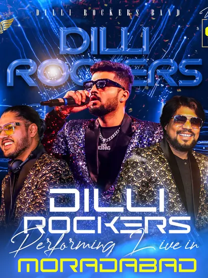 The only satisfaction in this world is being on stage. A poster from our live performance in Moradabad.