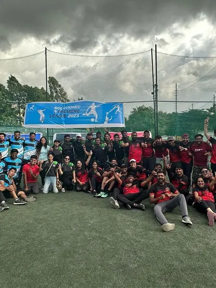 A glimpse into our team-building activities with highlights from the Solutionec Premiere League cricket tournament. These events foster camaraderie and a healthy work-life balance, strengthening our collaborative spirit outside the office.