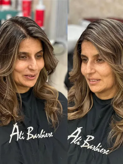 The love of blondes is epic. A beautiful before and after transformation.