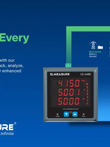 I offer a range of multifunctional energy meters that can be configured for your specific needs. Different models provide dual source monitoring, DC measurements, phase-wise recording, and IoT connectivity.