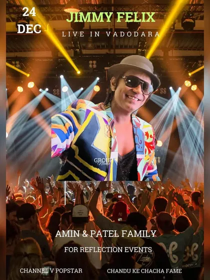 Bringing in Christmas with a performance for the Amin and Patel families in Vadodara.