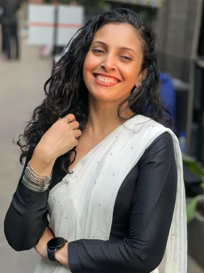 I believe style should be practical, even when it's a statement. For a busy day running backstage at Prithvi Theatre, I stitched the pleats of my saree so I could move freely without fussing, proving that traditional wear can absolutely be a power suit.