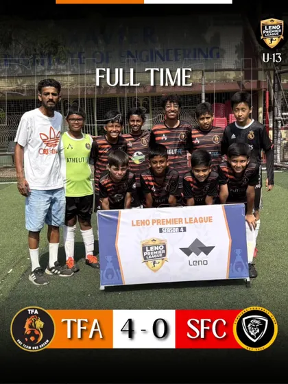 A 4-0 victory for our U13 team against Symbians Football Club at the Leno Premier League.