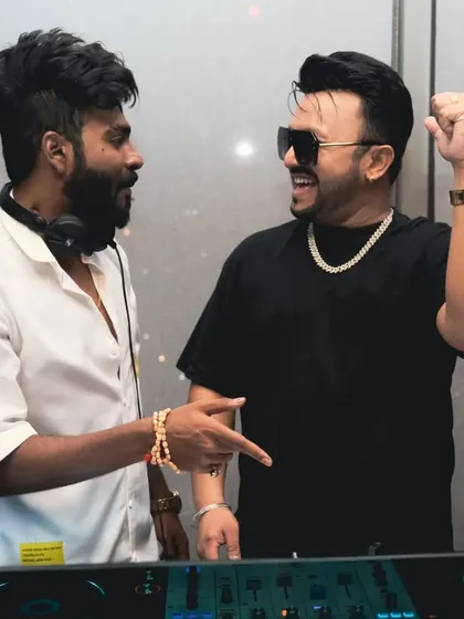 Sharing a moment with DJ Rawking in Bhopal. Same name, same profession, same hustle.