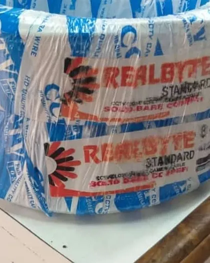 I use quality wiring for all my installations. This is a roll of Realbyte standard CCTV camera cable.