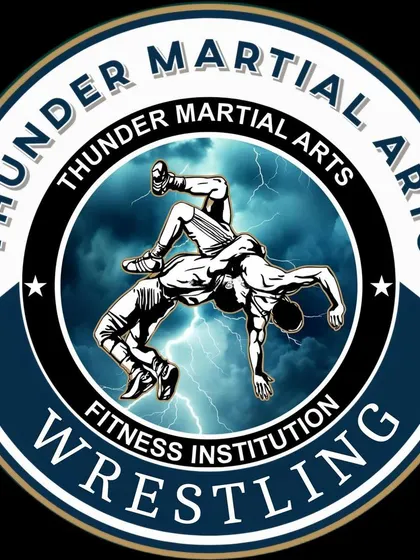 Our official emblem for Wrestling, a key part of our curriculum for building grappling skills and all-around functional strength.