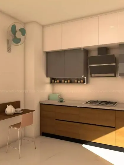 A duplicate of image 147, showing the modern kitchen design for Candeur Carlisle.