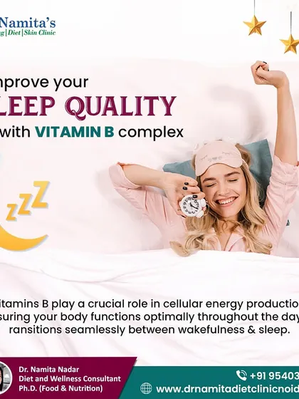 Good sleep is crucial for weight management, and Vitamin B complex can help. B vitamins play a role in energy production and help regulate your sleep-wake cycle, ensuring you get restful sleep.