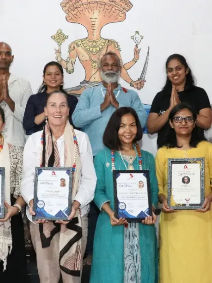 Congratulations to our wonderful students on completing their Yin Yoga Teacher Training Course. It is a joy to see them ready to share the healing practice of stillness.