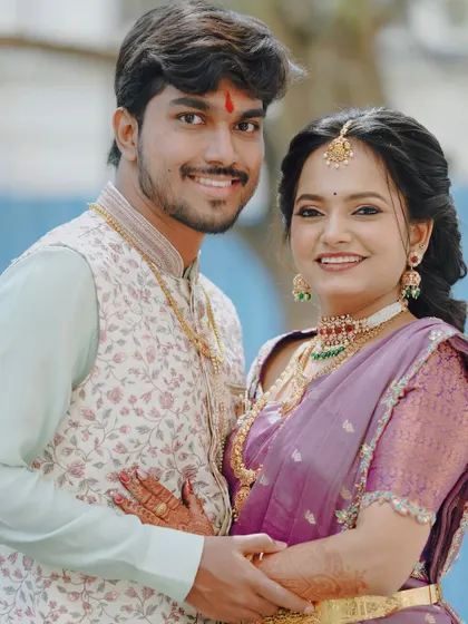 A lovely couple portrait from the engagement. They look so happy together.