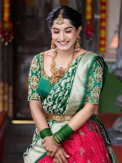A duplicate of image 140, another shot of the client's happy and radiant expression.
