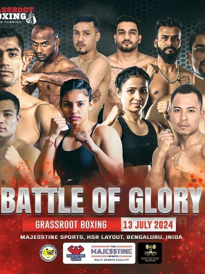 The full fight card for our "Battle of Glory" event, featuring our fiercest fighters.