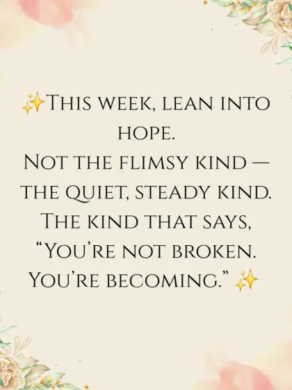 This week's tip is to lean into hope, inspired by The Star card. Not the flimsy, wishing kind, but the quiet, steady kind that reminds you that you are not broken, you are in a process of becoming.