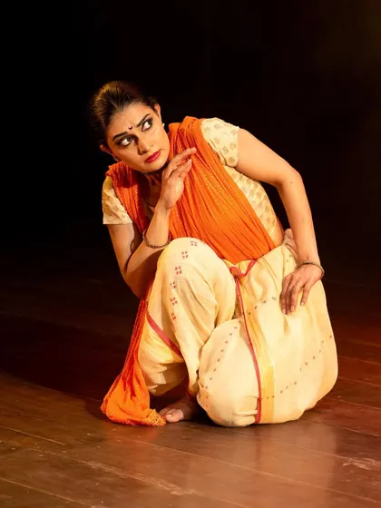 Another portrayal of a character from *VitthāMāi*. This work allowed me to move beyond linear ideas of maternal love and explore the unique, personal connections each devotee had with their mother-god, Vitthala.
