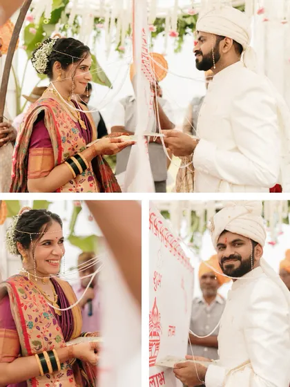 A series of moments from the Antarpat ritual. From the nervous anticipation to the joyous first look, we document the entire emotional arc of this beautiful tradition.