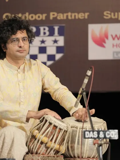 A photograph from a concert at Gyan Manch, Kolkata. The ambience of a historic venue always adds a special feeling to the performance.