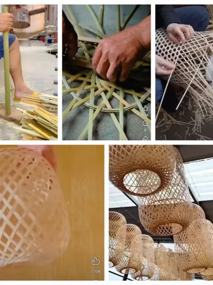 This is a glimpse into the heart of our craft. Every one of our bamboo and rattan products is the result of a meticulous, multi-stage process, from preparing the natural fibers to the final hand-weaving by skilled artisans. This commitment to traditional craftsmanship ensures every piece is unique and of the highest quality.