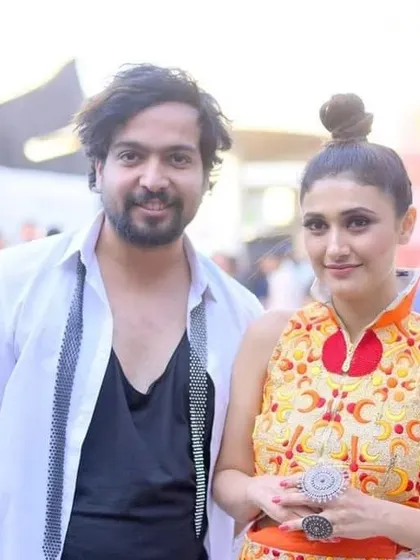 A throwback photo with actress Ragini Khanna. I've been lucky to work with so many talented people throughout my career.