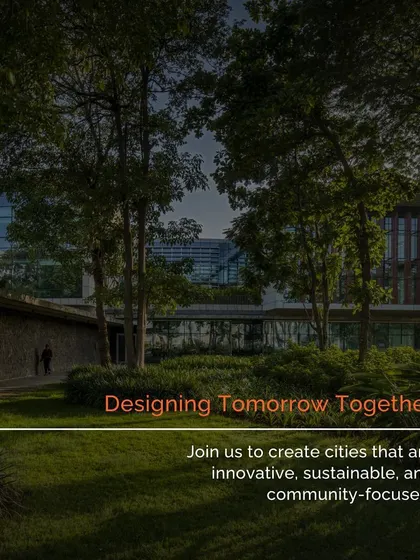 For World Architecture Day, we emphasize our mission to design tomorrow's cities together, creating innovative, sustainable, and community-focused urban environments.
